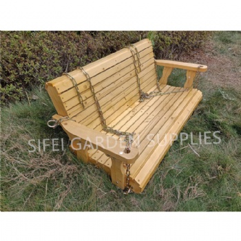 Outdoor Garden Swing Chair Porch Wooden Swing